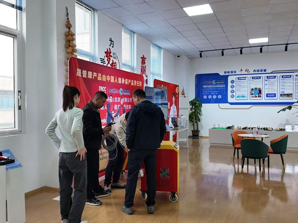 蓝清科技客户考察051